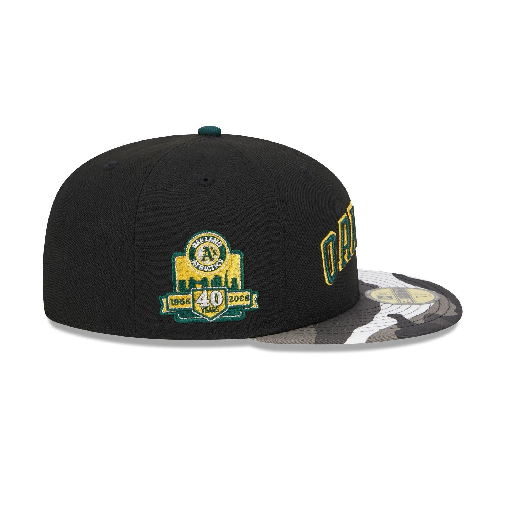 Oakland Athletics Metallic Camo 59FIFTY Fitted Hat Male Product Image