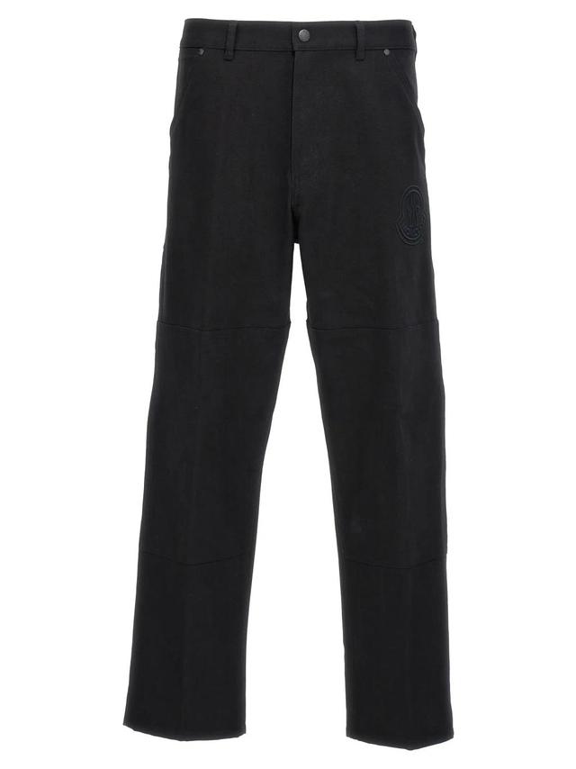 MONCLER Carpenter Pants In Black Product Image