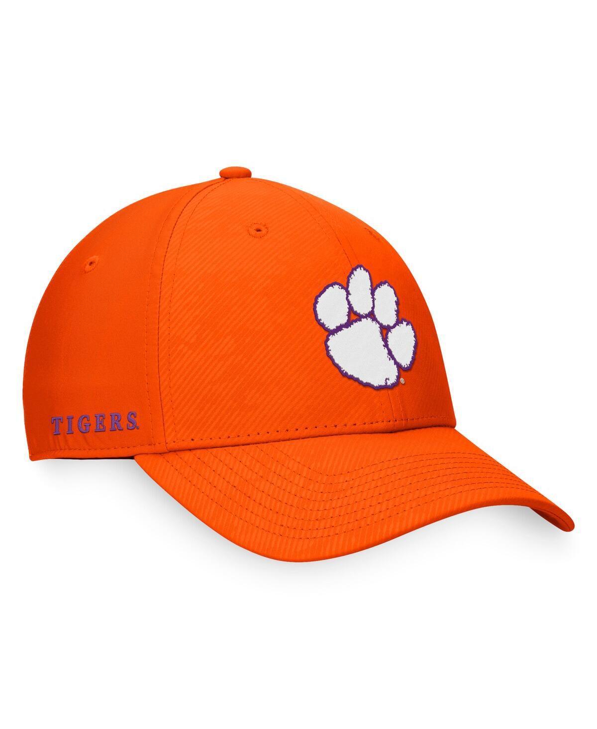 Mens Top of the World Orange Clemson Tigers Deluxe Flex Hat Product Image