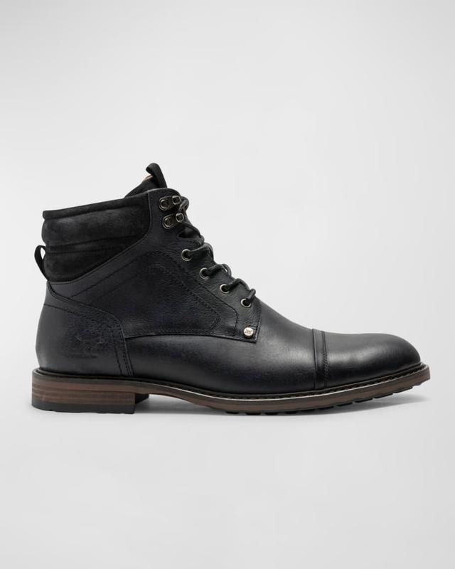 Men's Dunedin Leather Lace-Up Military Boots Product Image