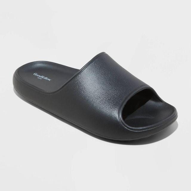 Mens Joshua Slide Sandals - Goodfellow & Co Black 7 Product Image