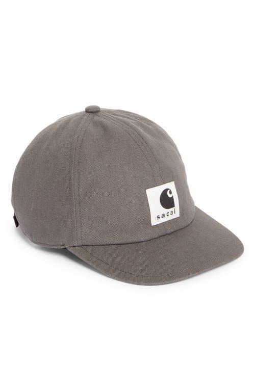 Sacai Carhartt WIP Duck Canvas Adjustable Baseball Cap Product Image