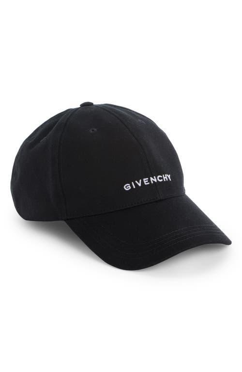 Givenchy Embroidered Logo Cap Black.. Product Image