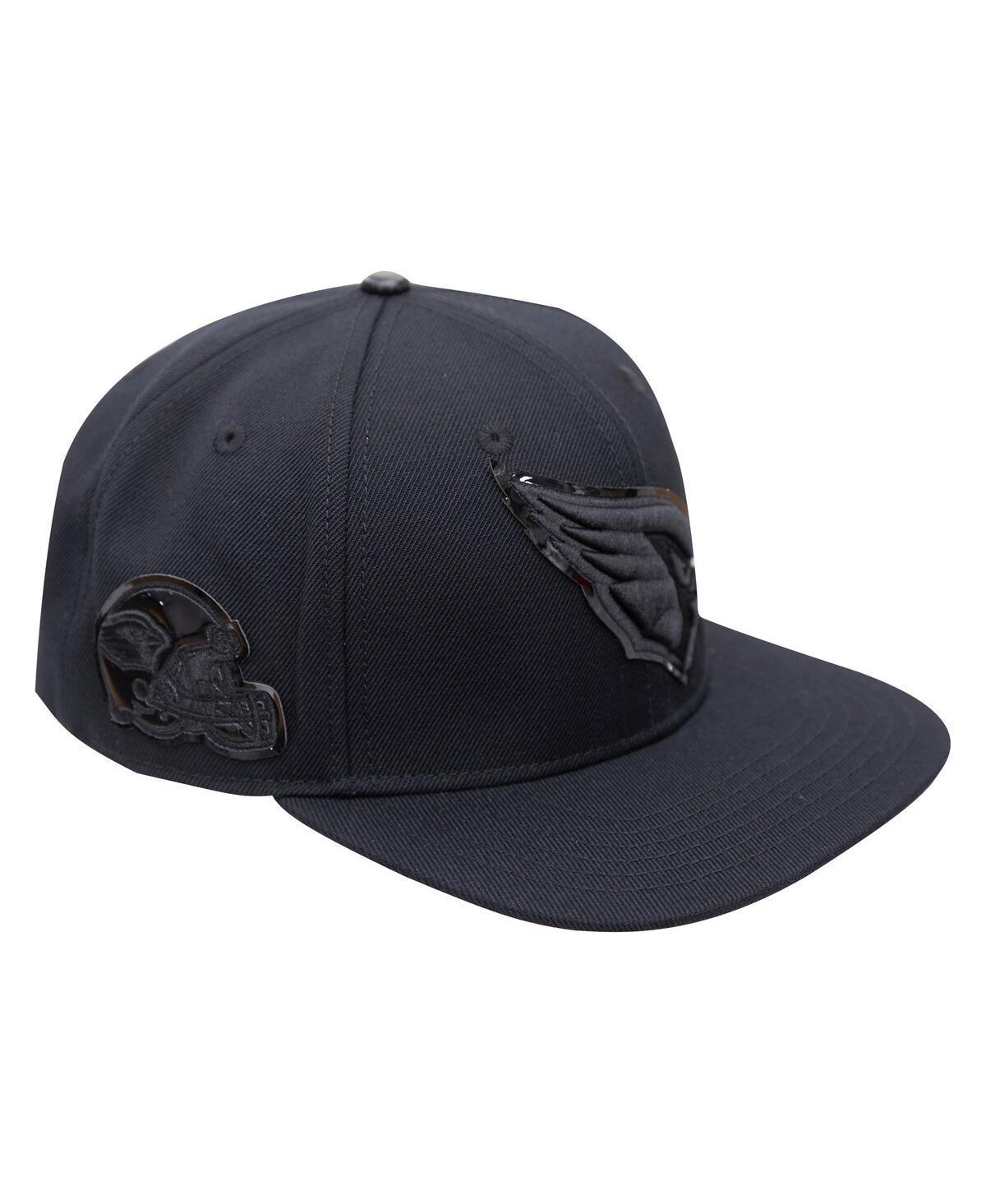 Mens Pro Standard Arizona Cardinals Triple Black Snapback Hat Product Image