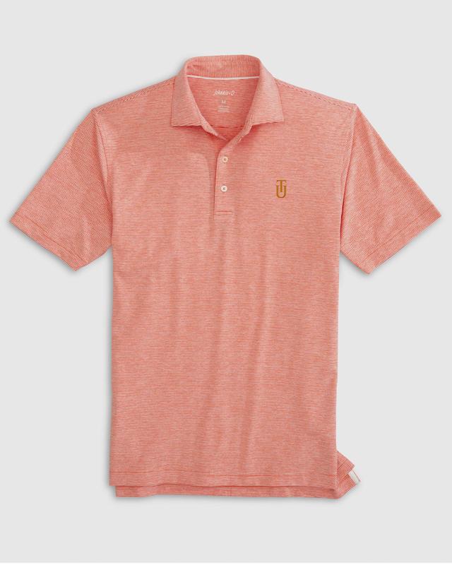 Tuskegee Lyndonn Striped Jersey Performance Polo Product Image