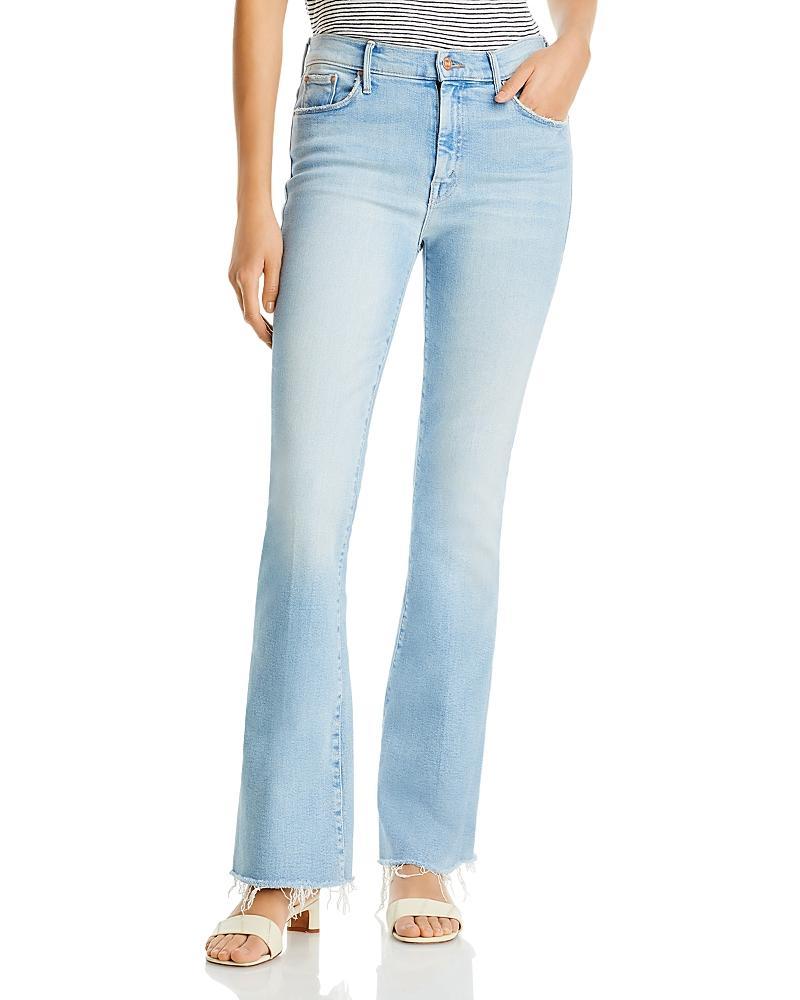 MOTHER The Weekend Fray Hem Bootcut Jeans Product Image