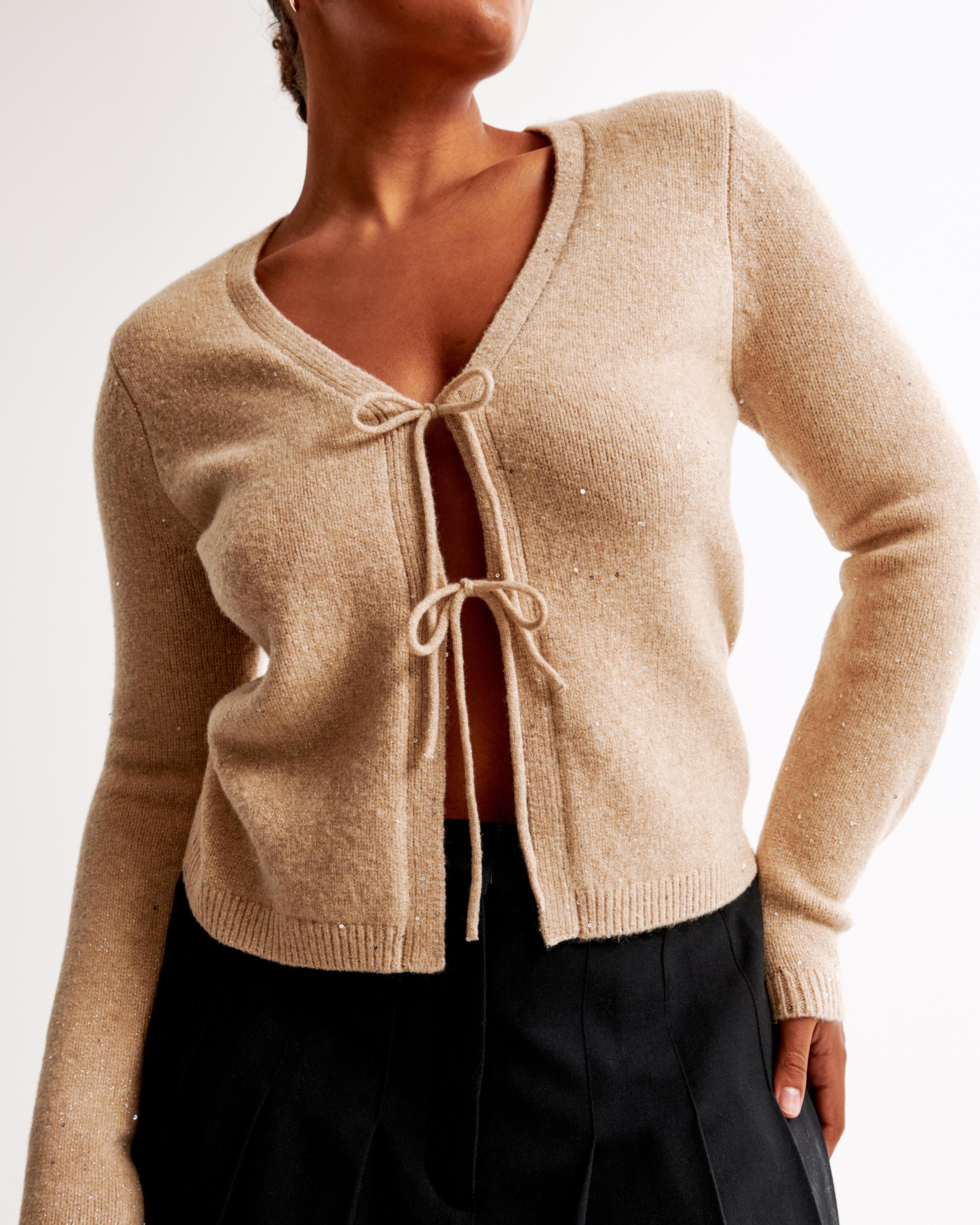 Tie-Front Cardigan Product Image