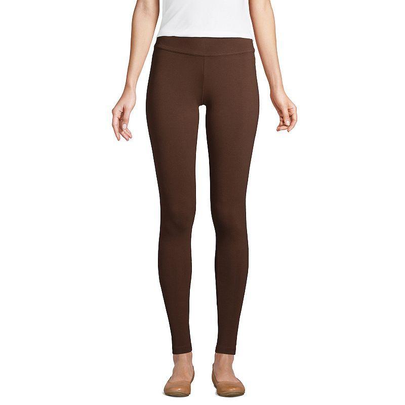 Lands End Womens Starfish Mid Rise Knit Leggings Product Image