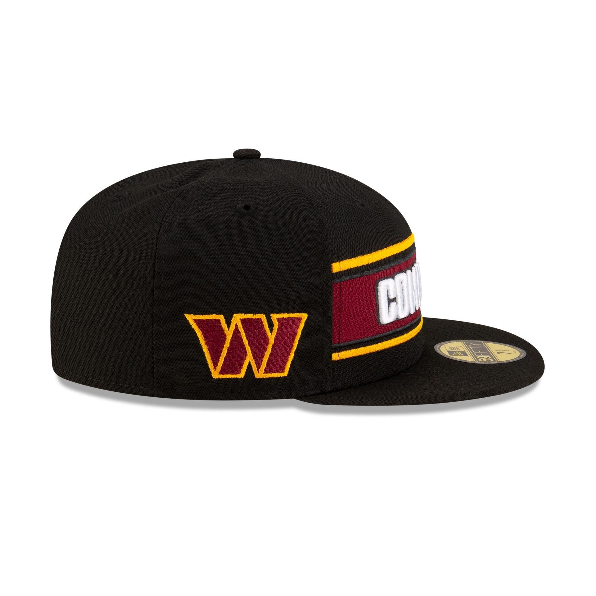 Washington Commanders 2024 Sideline Black 59FIFTY Fitted Hat Male Product Image