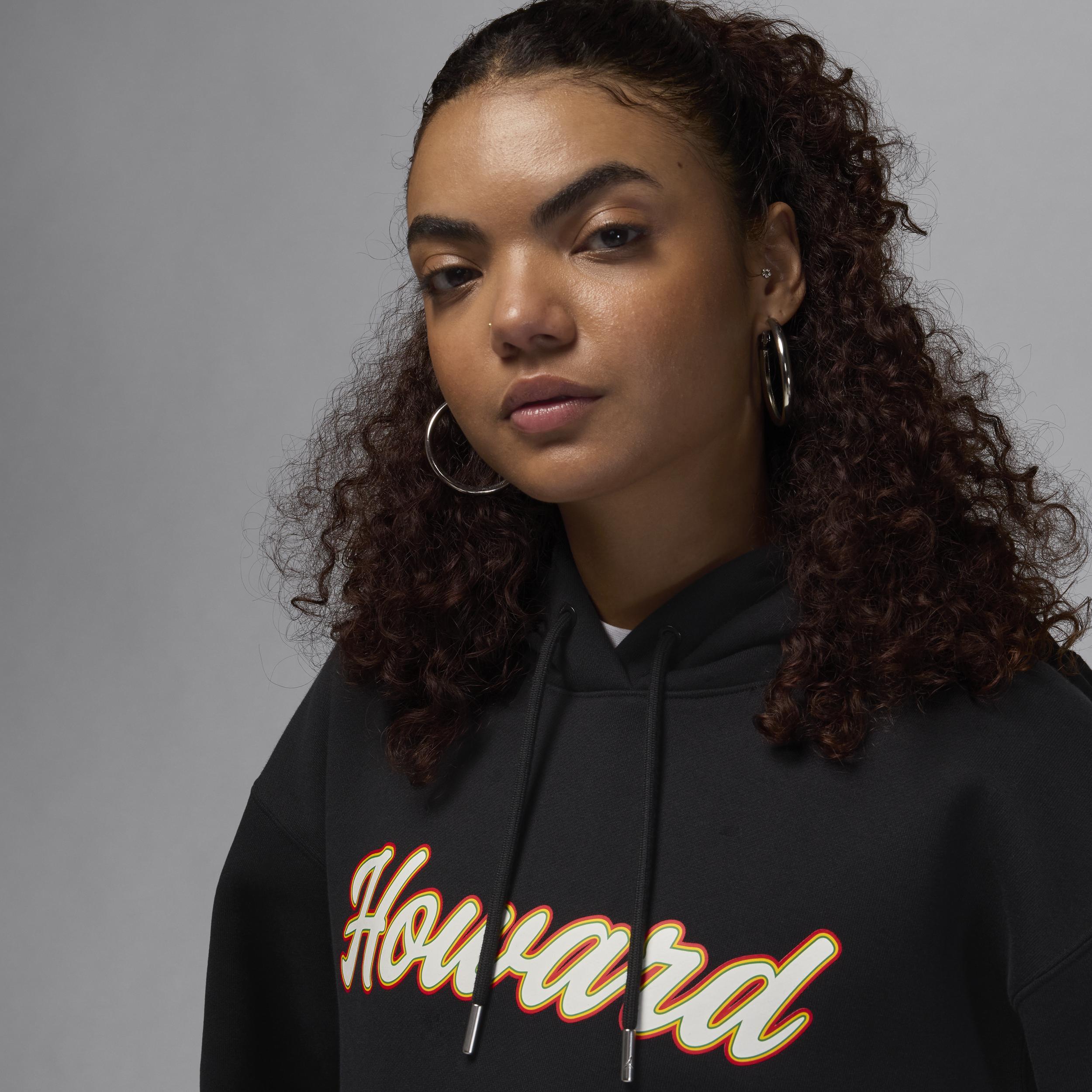 Women's Jordan x Howard University Satin-Lined Pullover Hoodie Product Image