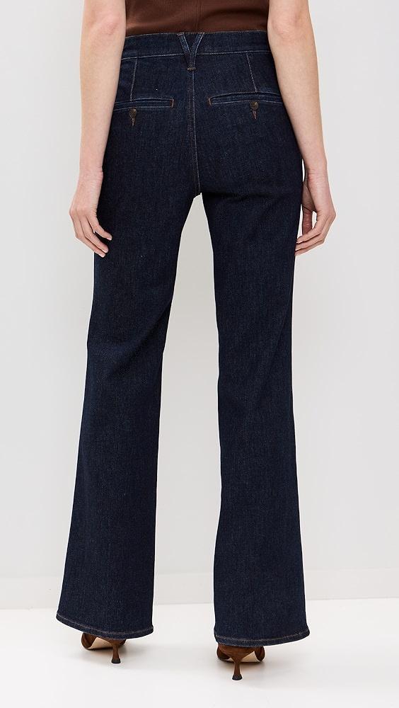 Veronica Beard Jean Crosbie Wide Leg Jeans | Shopbop Product Image