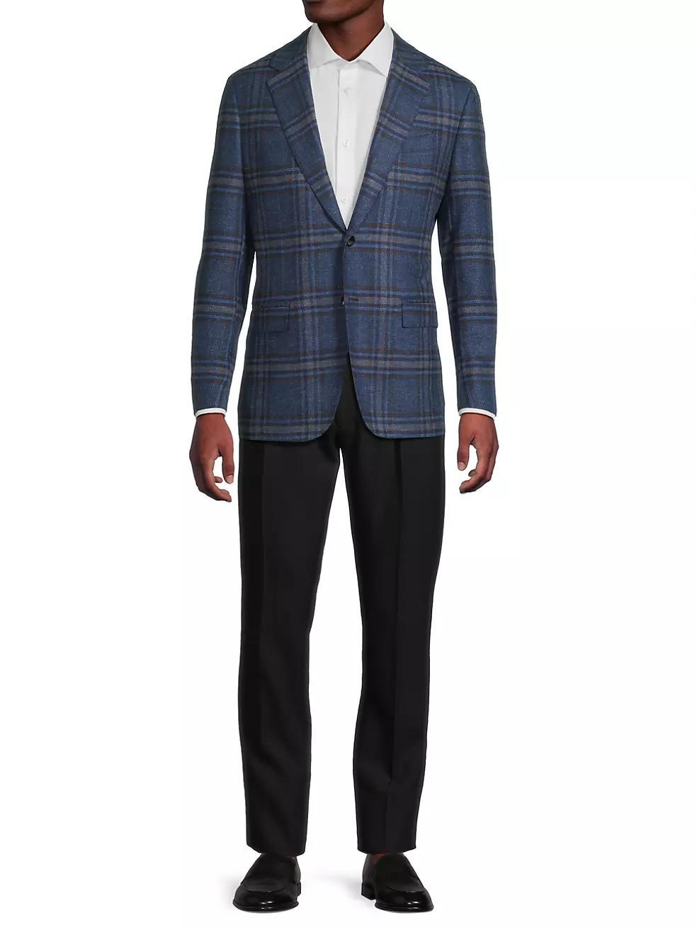 Windowpane Wool Sport Jacket Product Image