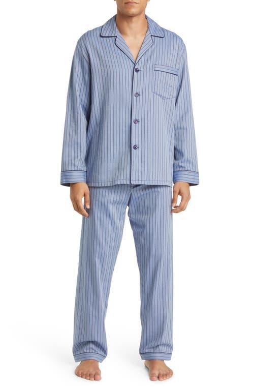 Majestic International Herringbone Stripe Cotton Pajamas Product Image