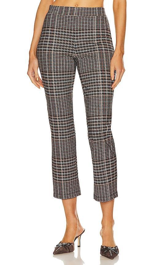 Sanctuary Carnaby Kick Crop (Pink Glen Plaid) Women's Clothing Product Image