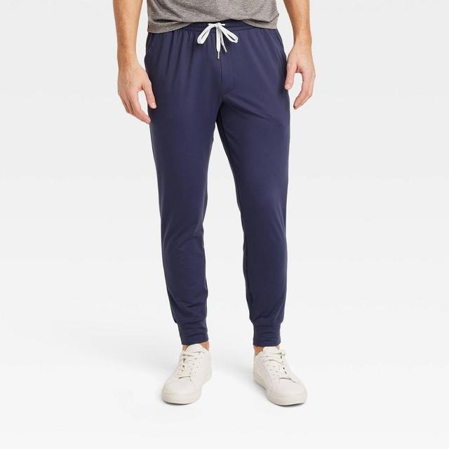 Mens Soft Stretch Jogger Pants - All In Motion Starless Night Blue Product Image