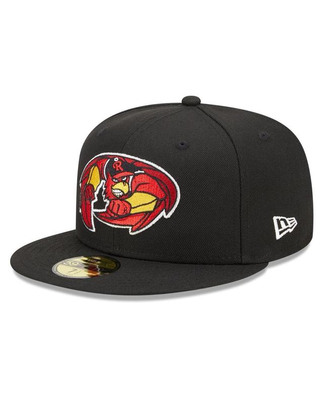 Mens New Era Black Rochester Red Wings Marvel x Minor League 59FIFTY Fitted Hat Product Image