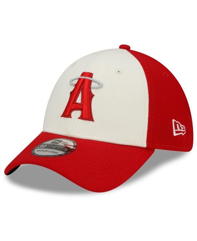 Mens New Era Red Los Angeles Angels City Connect 39THIRTY Flex Hat Product Image