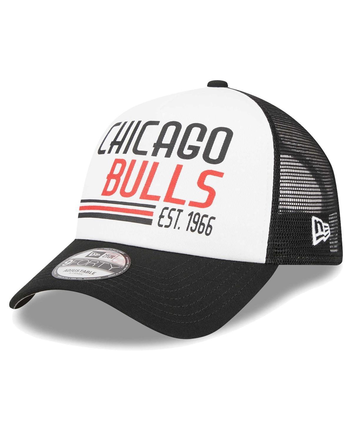 Mens New Era Chicago Bulls Lift Pass Foam Front Trucker 9FORTY Adjustable Hat Product Image