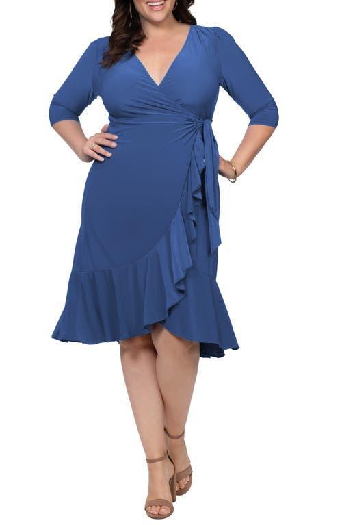 Kiyonna Whimsy Wrap Dress Product Image