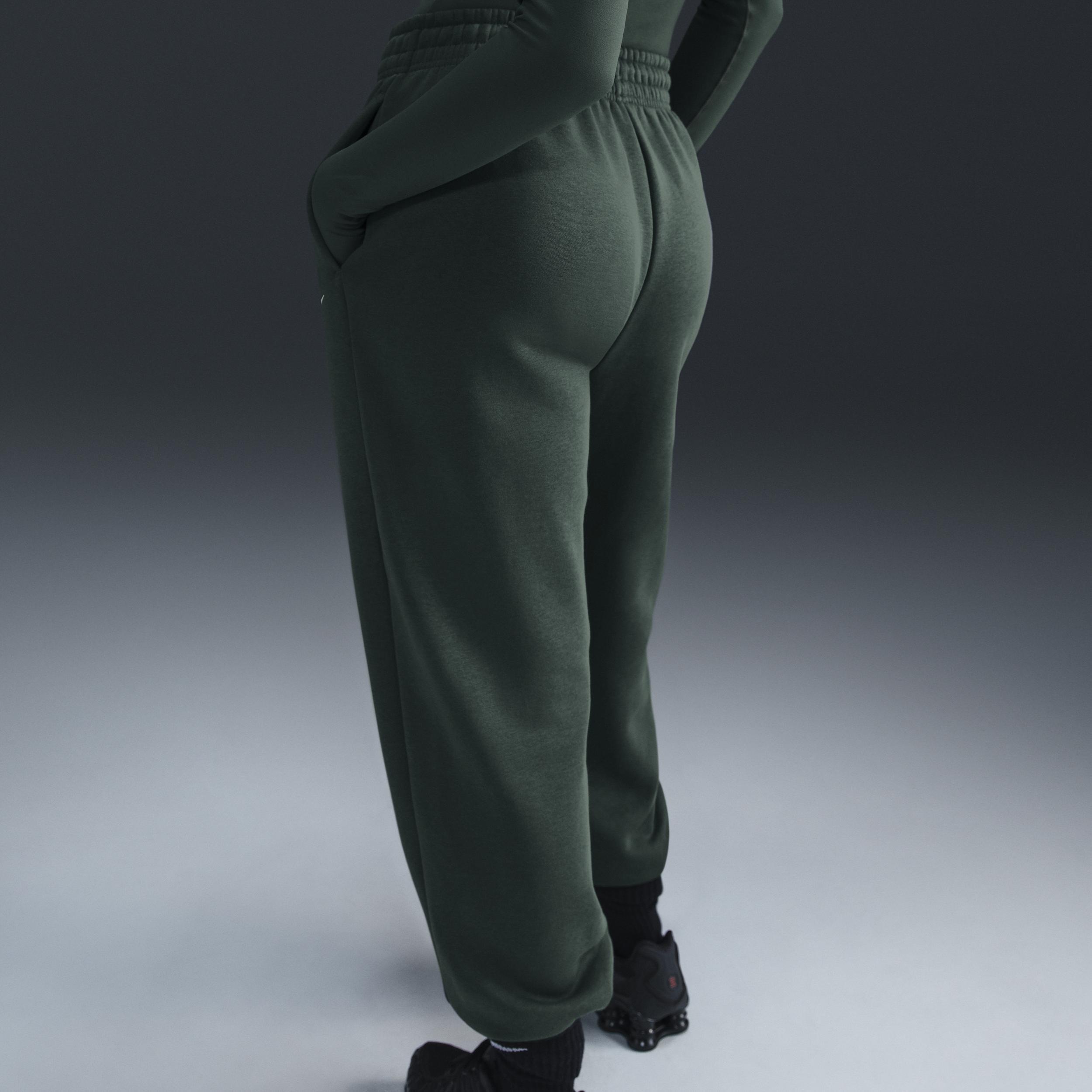 Womens Nike Sportswear Phoenix Fleece High-Waisted Oversized Sweatpants Product Image