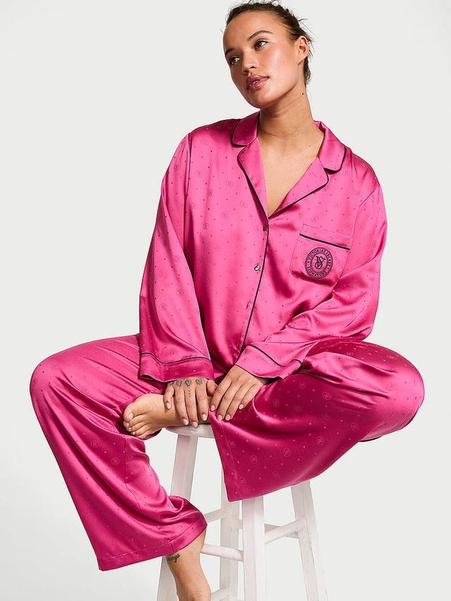 Satin Long Pajama Set Product Image