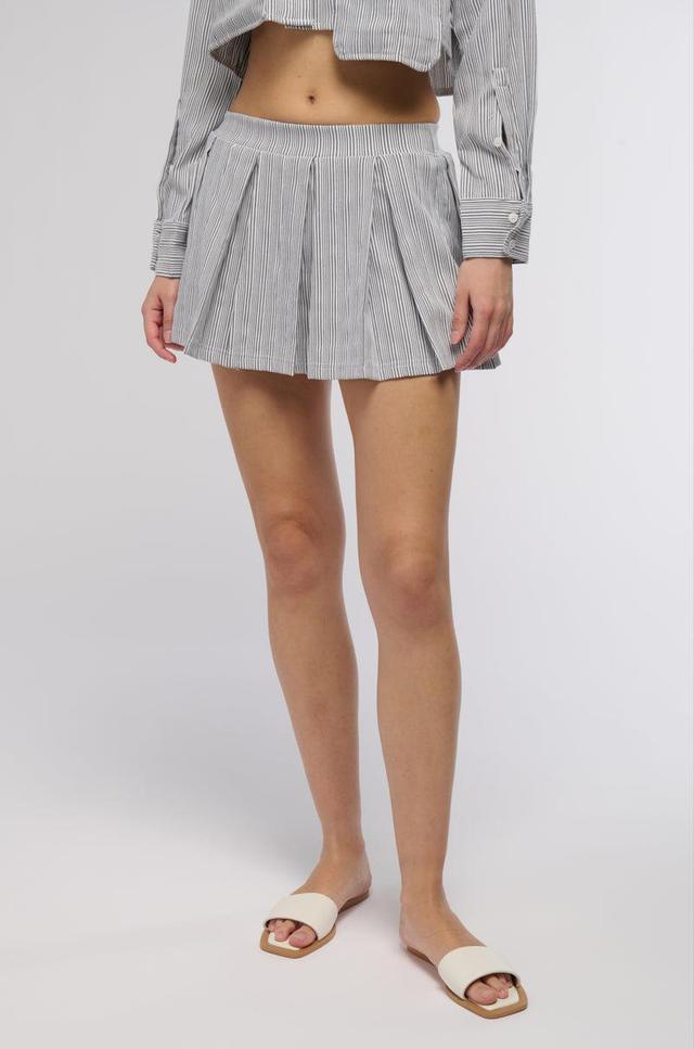 LEAVE IT BETTER PLEATED MINI SKIRT Product Image