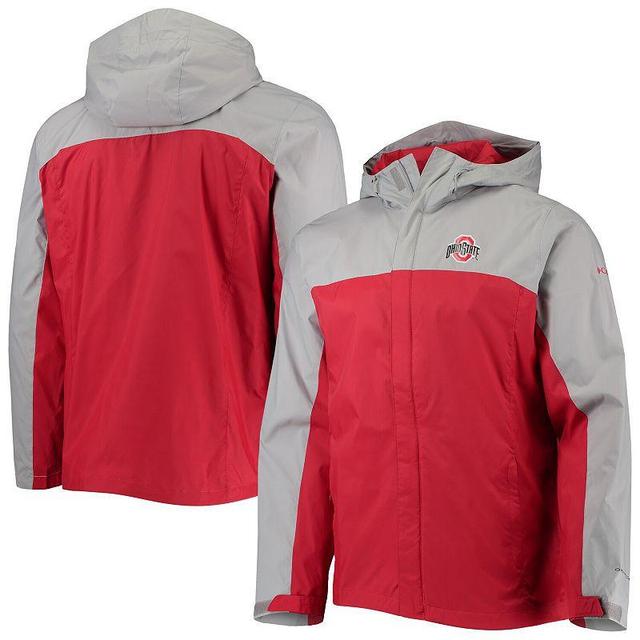 Mens Columbia Gray Ohio State Buckeyes Glennaker Storm Full-Zip Jacket - Gray Product Image