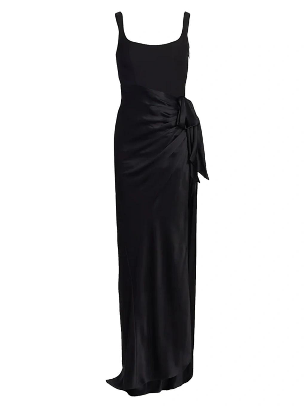 Marian Sleeveless Gown In Black Product Image