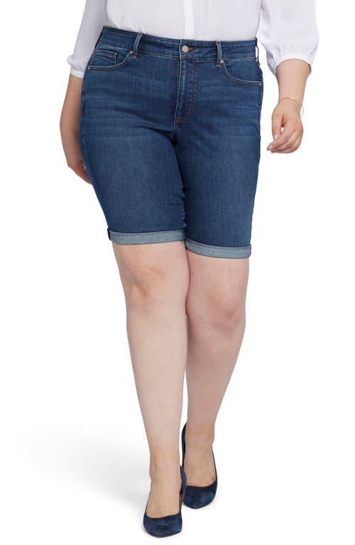 NYDJ Briella Roll Cuff Denim Bermuda Shorts Product Image