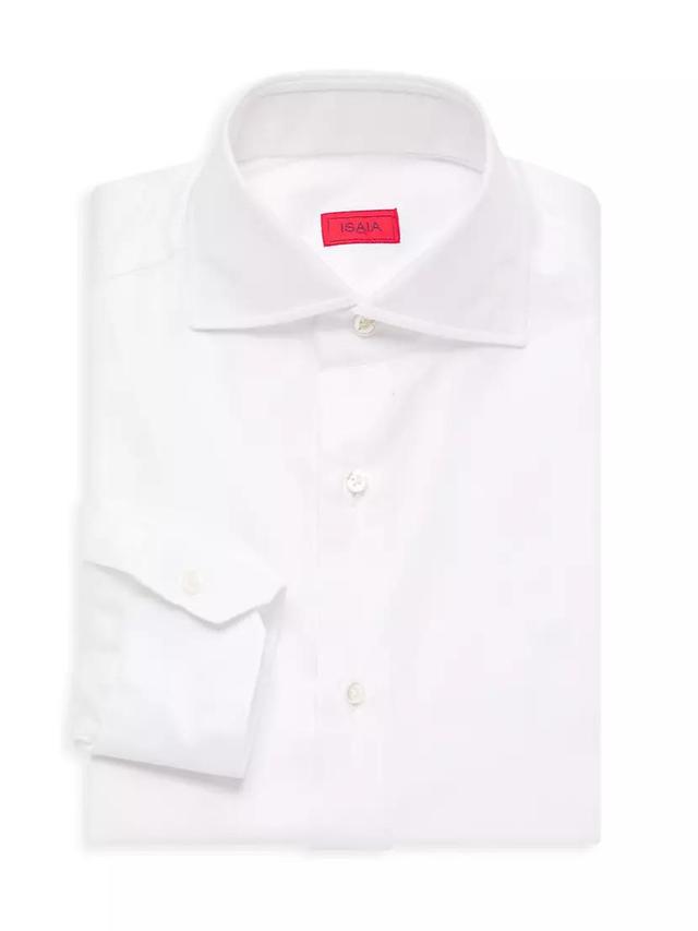 Herringbone Cotton Dress Shirt Product Image