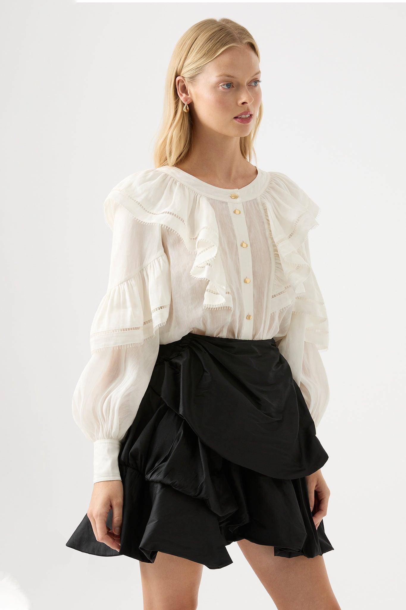 Zoe Ruffle Blouse Product Image