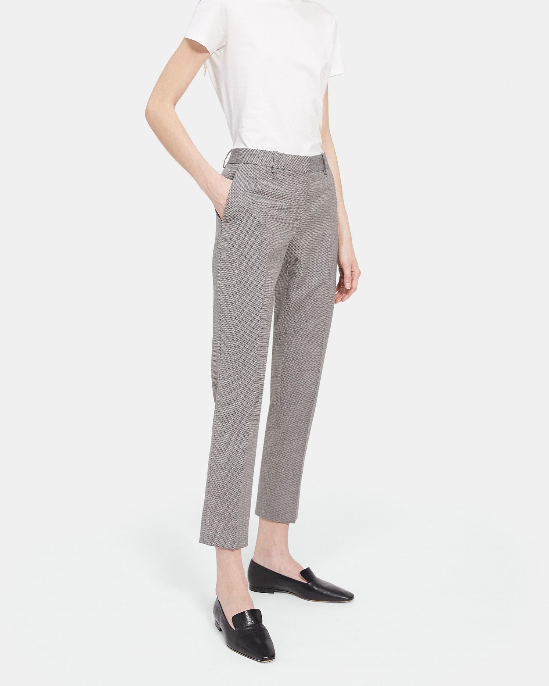 Classic Crop Pant in Stretch Wool Product Image