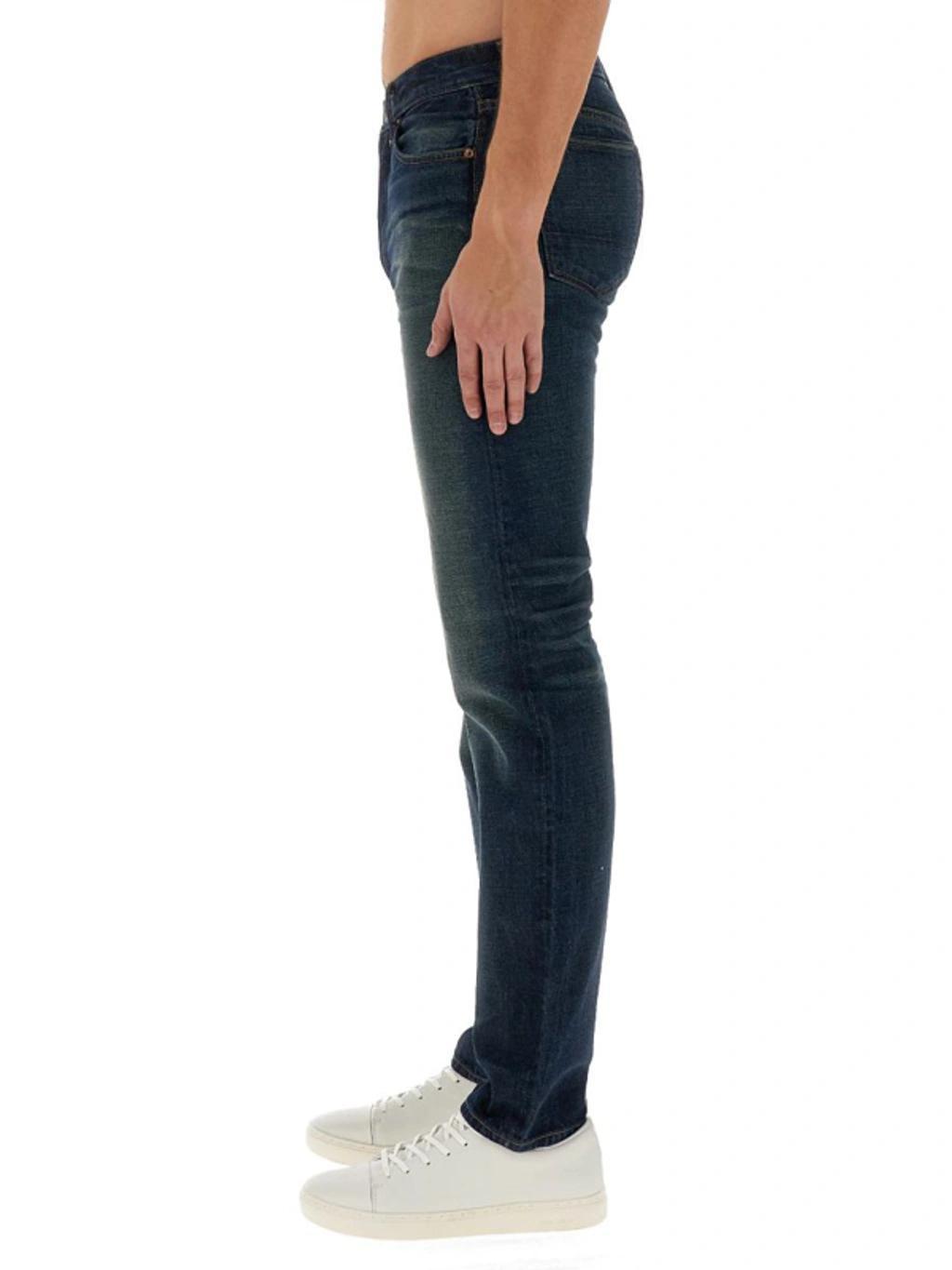 TOM FORD Straight-leg Selvedge Jeans In Denim Product Image