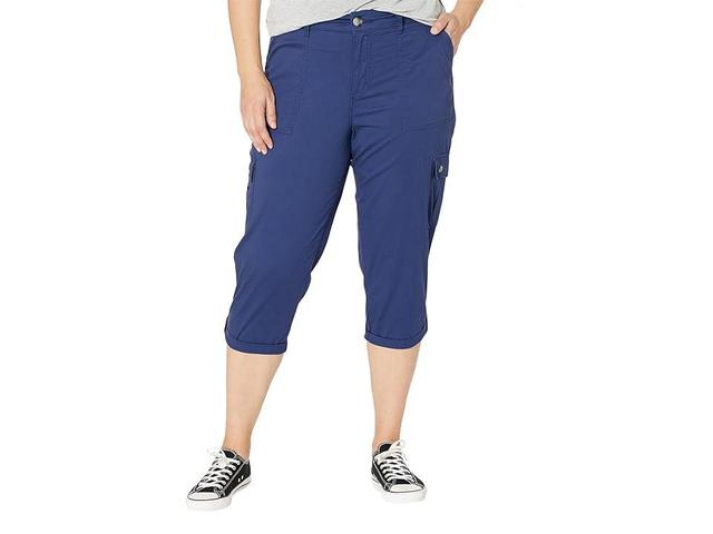 Plus Size Lee Flex-To-Go Cargo Capri Pants, Womens Product Image