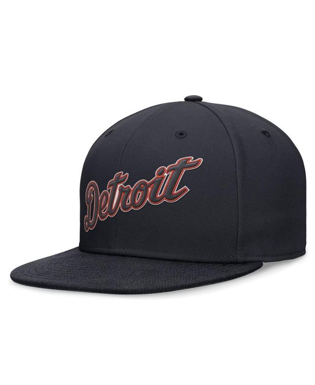 Mens Nike Detroit Tigers Evergreen Performance Fitted Hat Blue Product Image