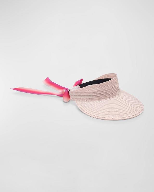 Ricky Ombre Grosgrain & Hemp Visor Product Image