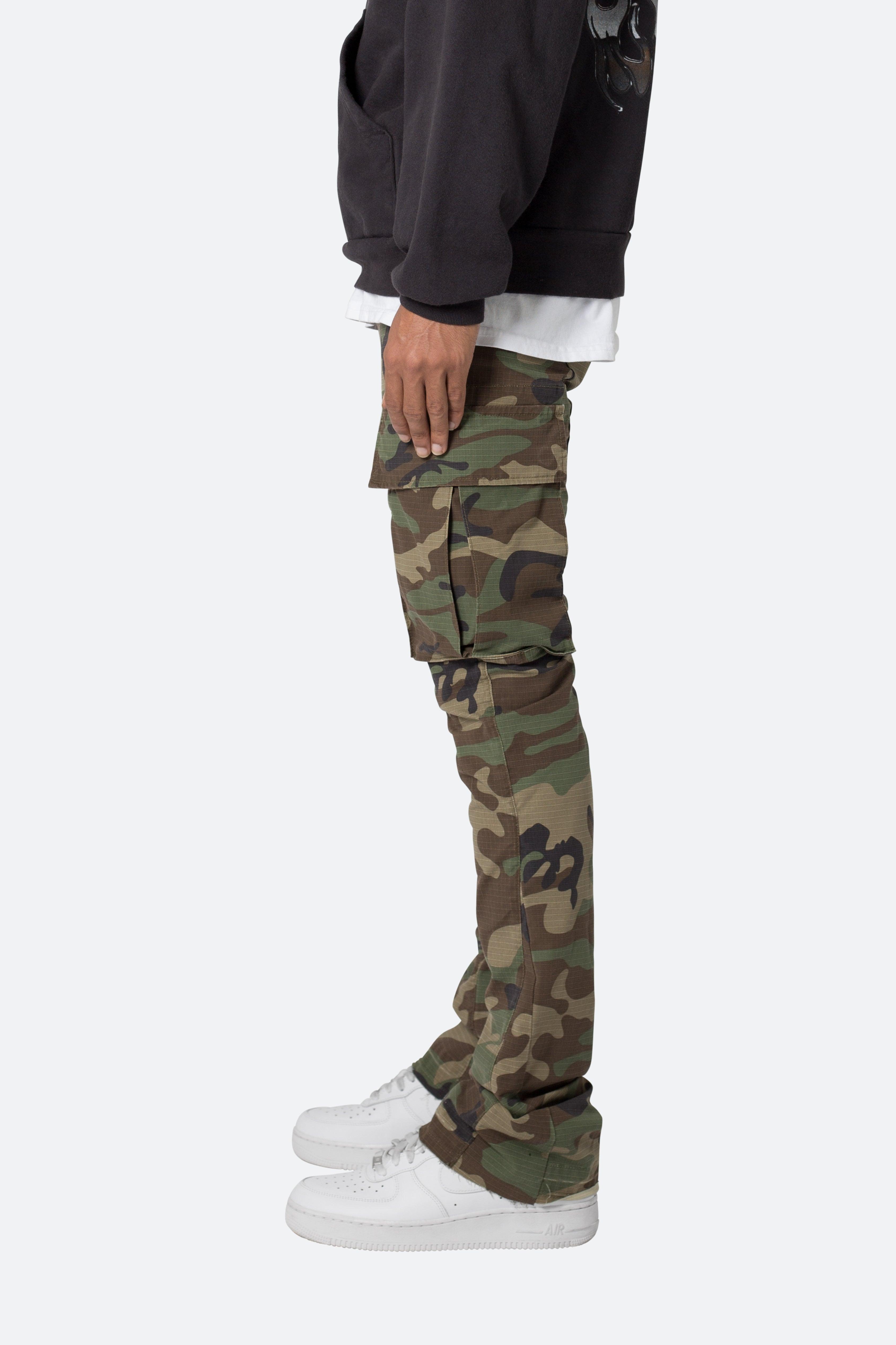 X516 Skinny Stacked Cargo Denim - Camo Product Image