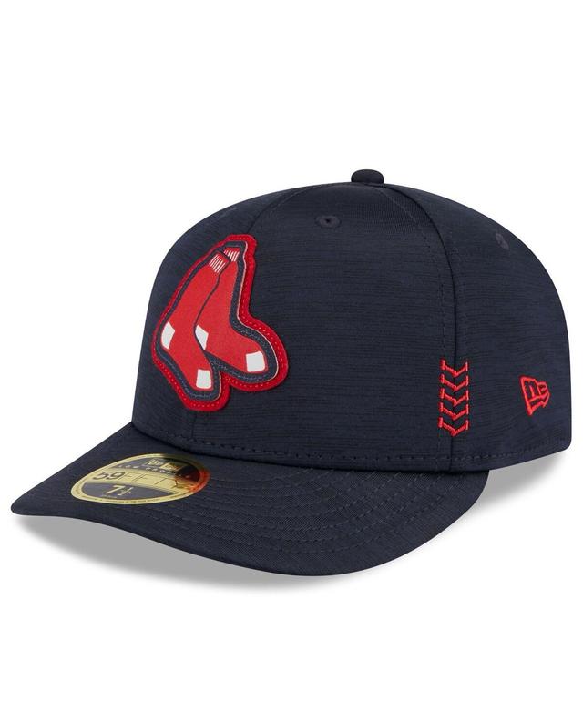 Mens New Era Navy Boston Red Sox 2024 Clubhouse Low Profile 59FIFTY Fitted Hat Product Image