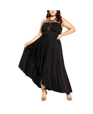 Plus Size Plait Detail Maxi Dress Product Image