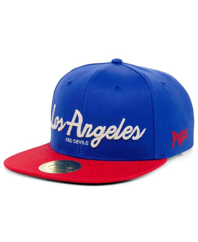 Mens Physical Culture Royal Los Angeles Red Devils Black Fives Snapback Adjustable Hat Product Image