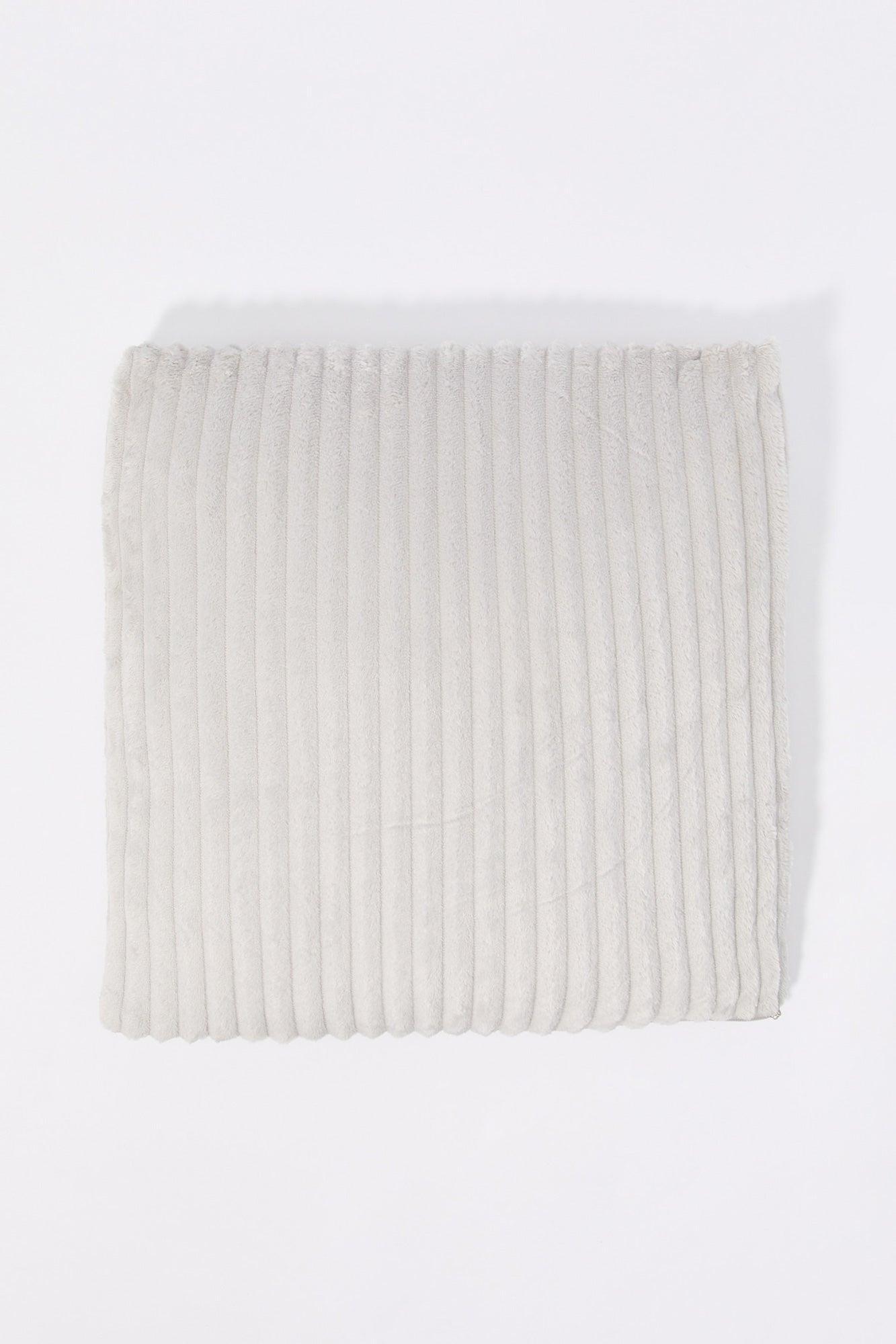 Ribbed Faux Fur Pillow Female Product Image