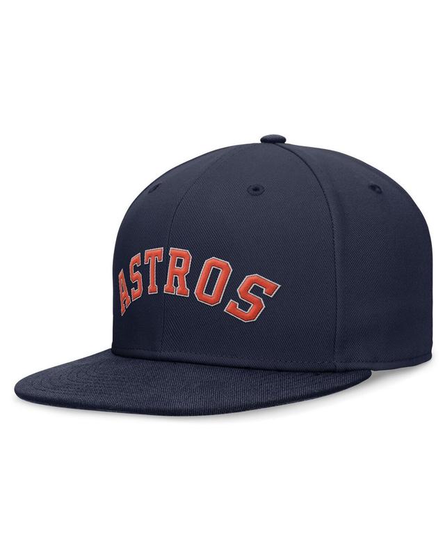 Mens Nike Houston Astros Evergreen Performance Fitted Hat Blue Product Image