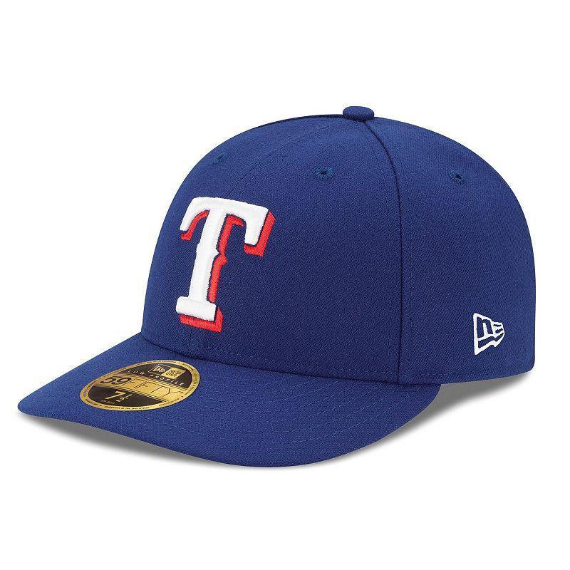 Mens New Era Royal Texas Rangers Game Authentic Collection On-Field Low Profile 59FIFTY Fitted Hat Product Image