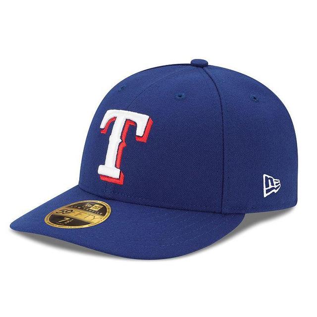 Mens New Era Royal Texas Rangers Game Authentic Collection On-Field Low Profile 59FIFTY Fitted Hat Product Image