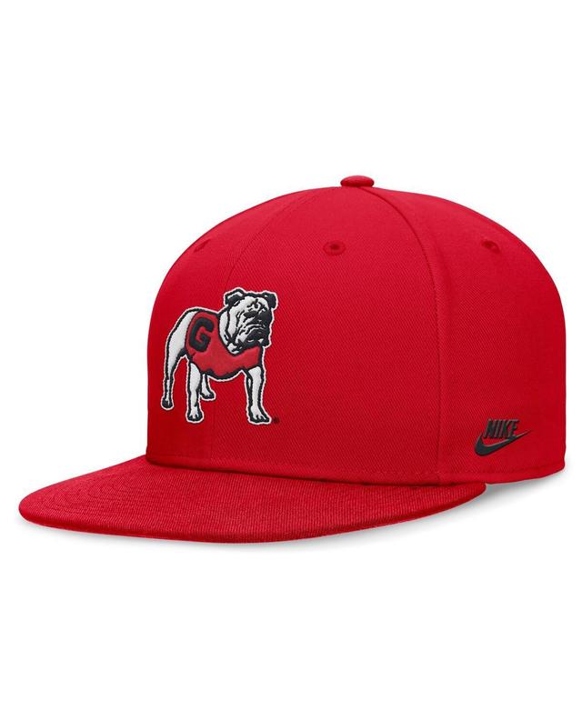 Nike Mens Red Georgia Bulldogs Legacy True Fitted Hat Product Image