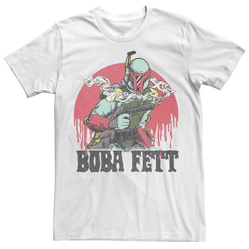 Mens Star Wars Boba Fett Melting Moon Tee Product Image