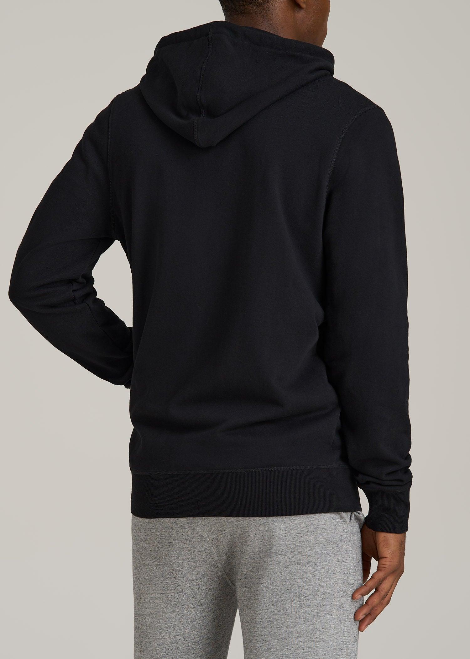 Wearever 2.0 French Terry Full-Zip Hoodie for Tall Men in Black Product Image