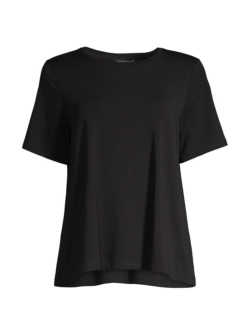 Eileen Fisher Short Sleeve Crewneck T-Shirt Product Image