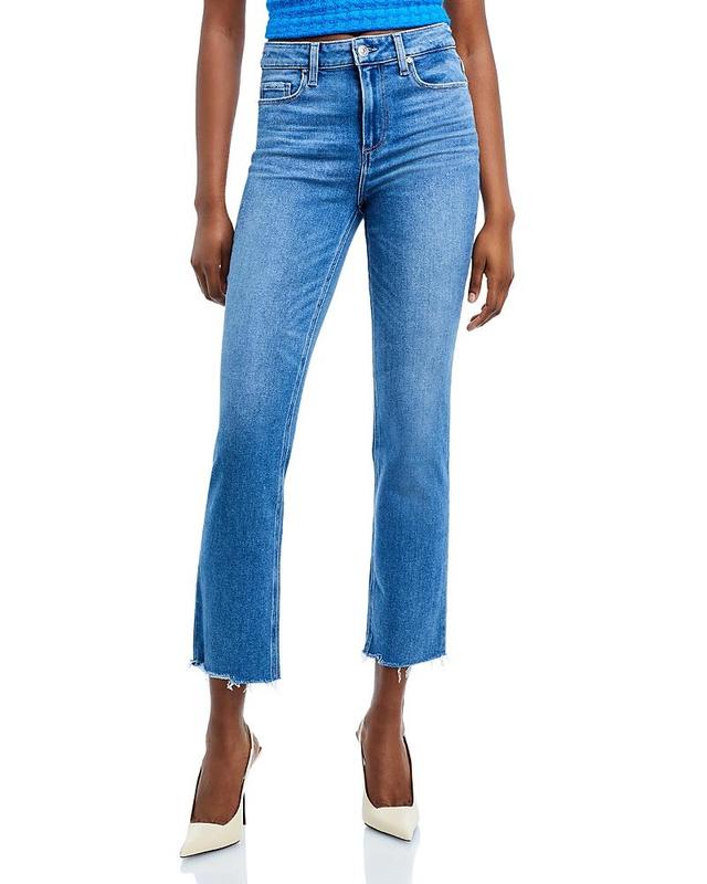 Paige Cindy High Rise Ankle Straight Jeans in Music Product Image