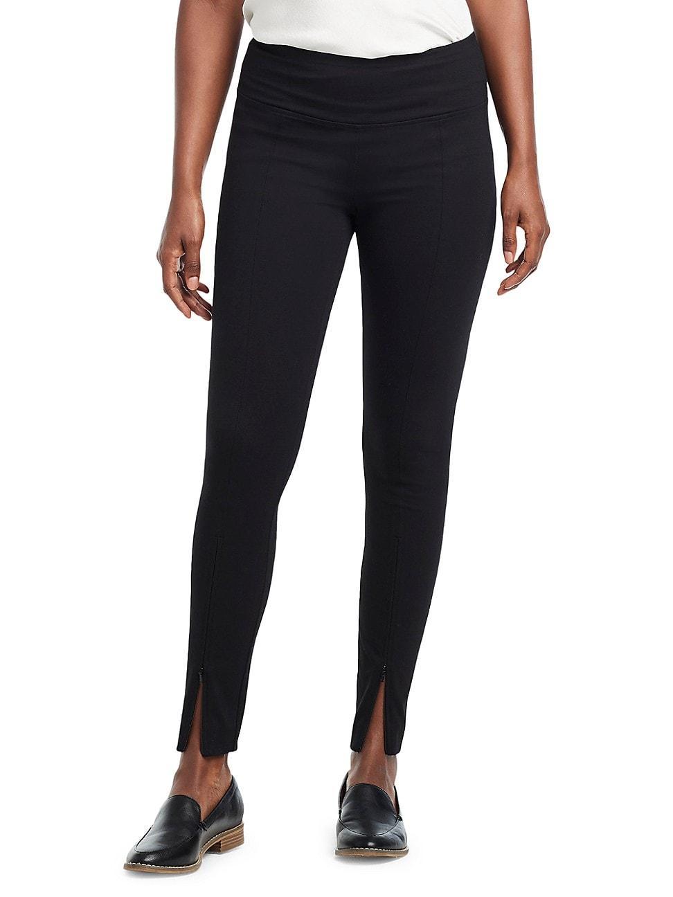 Womens Petite Choices Zip Cuff Leggings product image